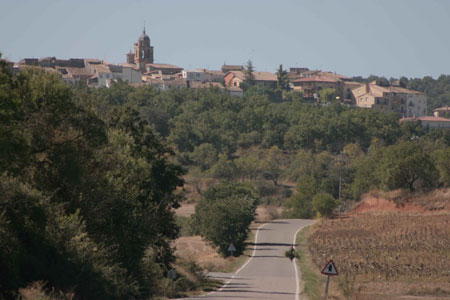 Spanischen Dorf La Puebla de Castro